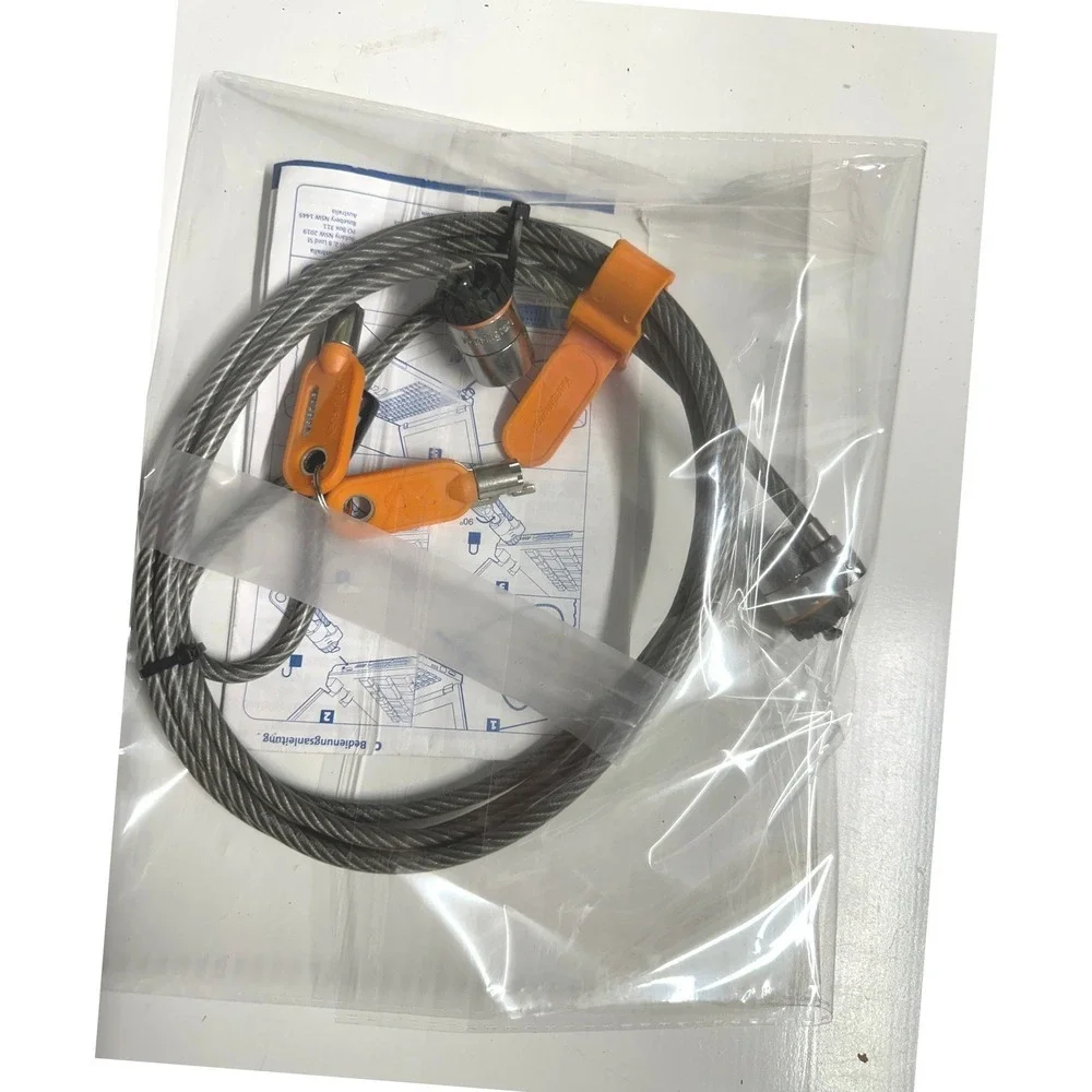 Kensington MicroSaver Security 1 Cable with 2‎ Lock  for Laptops and Electronic